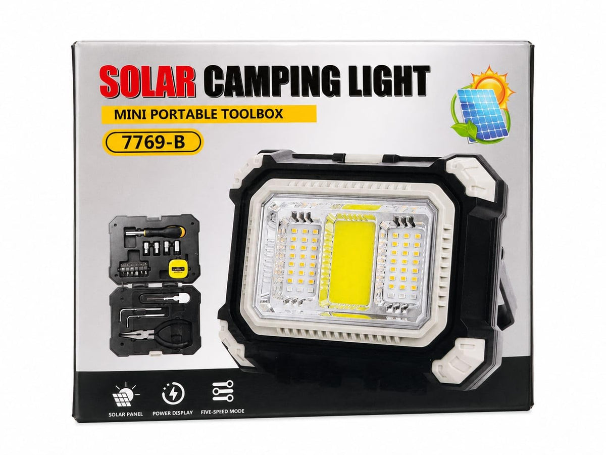 Solar Camping Light Toolbox