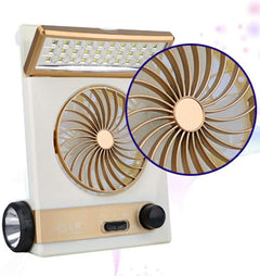 Portable Desk Fan Light