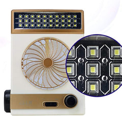 Portable Desk Fan Light