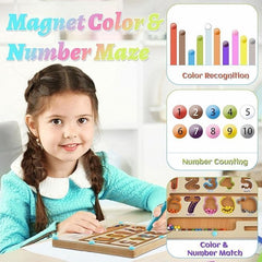 Magnetic Bead Maze Board