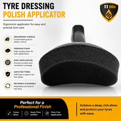 Tire Shine Applicator Brush