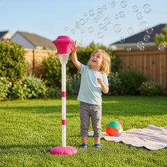 Musical Lamppost Bubble Machine