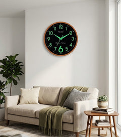 Solace Premium Night Glow Wall Clock
