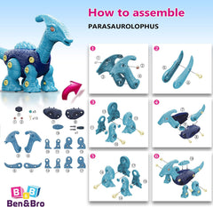 DIY Take-Apart Dinosaur Toy
