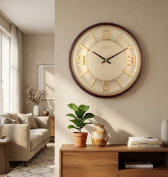 Royal Minimal Gold Wall Clock