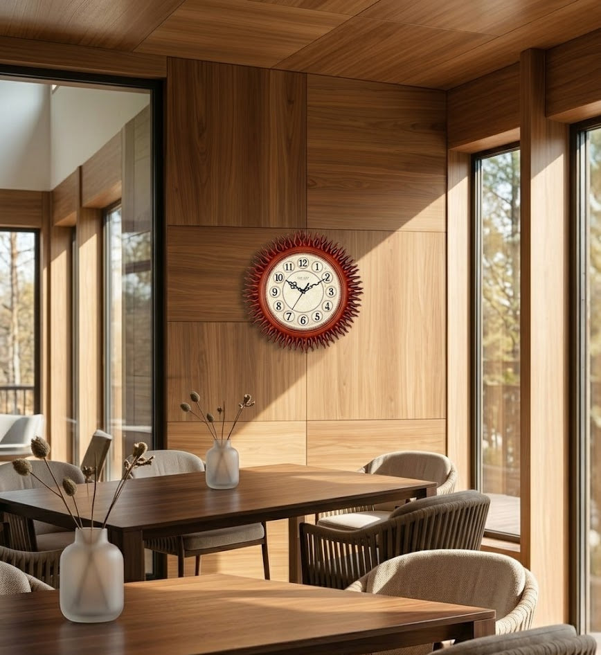 Sunburst Classic Wall Clock