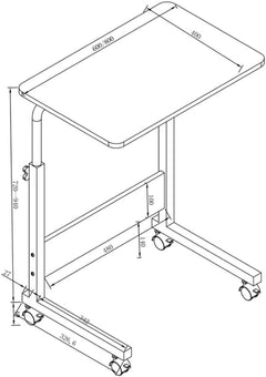 Adjustable Mobile Laptop Desk © Ⓢ