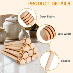 Bamboo Honey Spoon Set