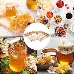 Bamboo Honey Spoon Set