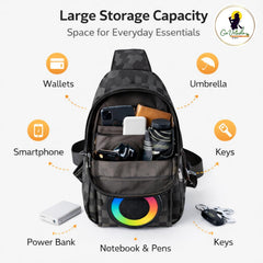 Bluetooth Speaker Sling Bag