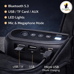 Bluetooth Speaker Sling Bag