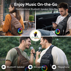 Bluetooth Speaker Sling Bag