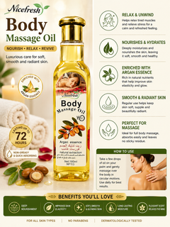 NiceFresh Argan Massage Oil