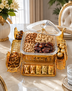 Gold Carriage Serving Dish