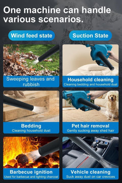 Cordless Leaf Blower Vacuum Ⓢ