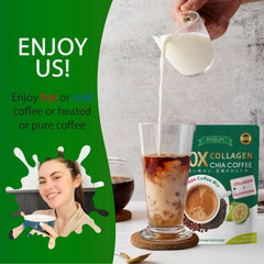 Fitgum Collagen Chia Coffee