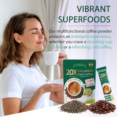 Fitgum Collagen Chia Coffee