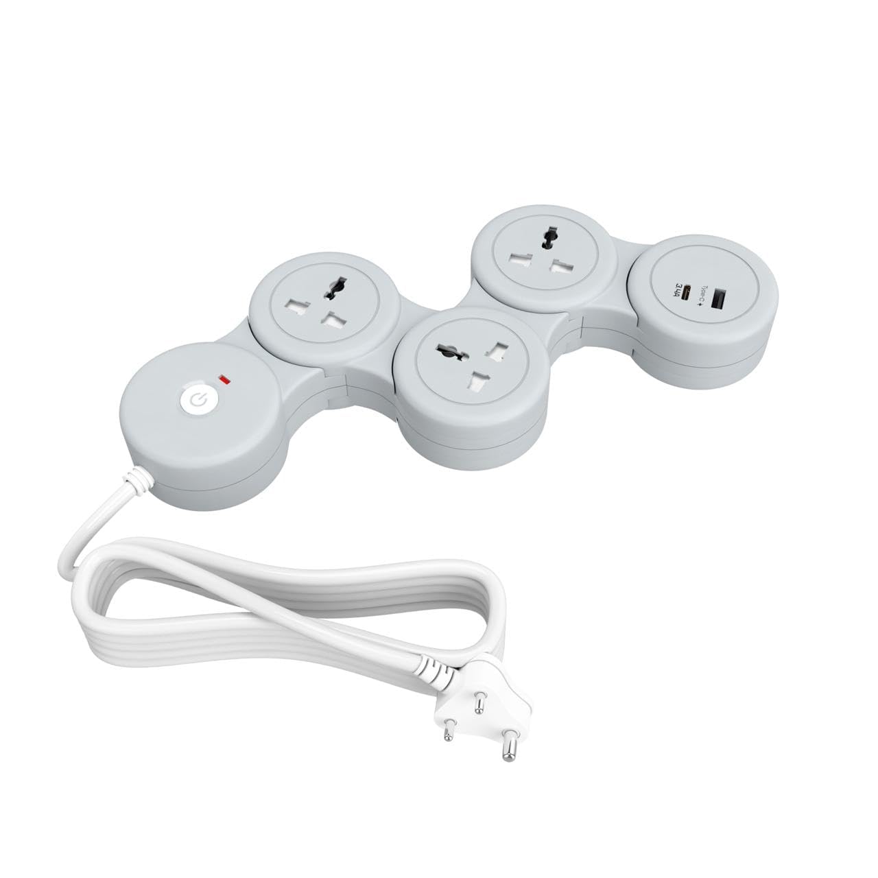 Flexible Articulated Power Strip
