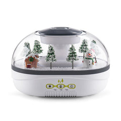 Raindrop Aroma Diffuser Humidifier with Mini Landscape Light