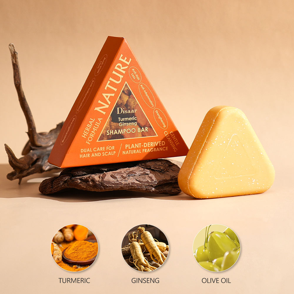 Turmeric Ginseng Shampoo Bar