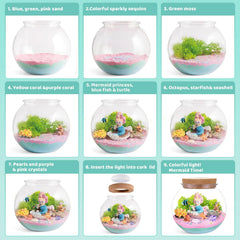 Mermaid Light-Up Terrarium Kit