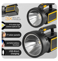 P70 Solar LED Searchlight