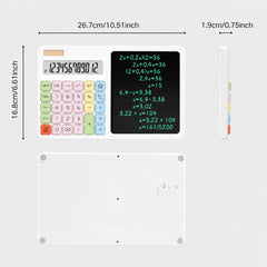 Solar Calculator Writing Tablet