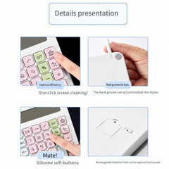 Solar Calculator Writing Tablet