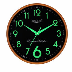 Solace Premium Night Glow Wall Clock