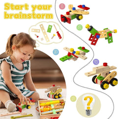 Wooden Simulation Toolbox Toy