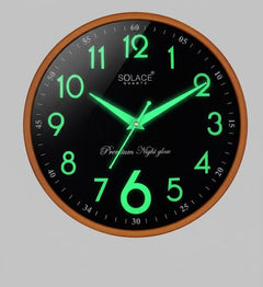 Solace Premium Night Glow Wall Clock