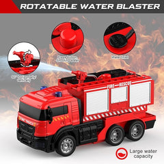 Fire Fighting - RC Deformation Fire Truck with Water Spray Ⓢ