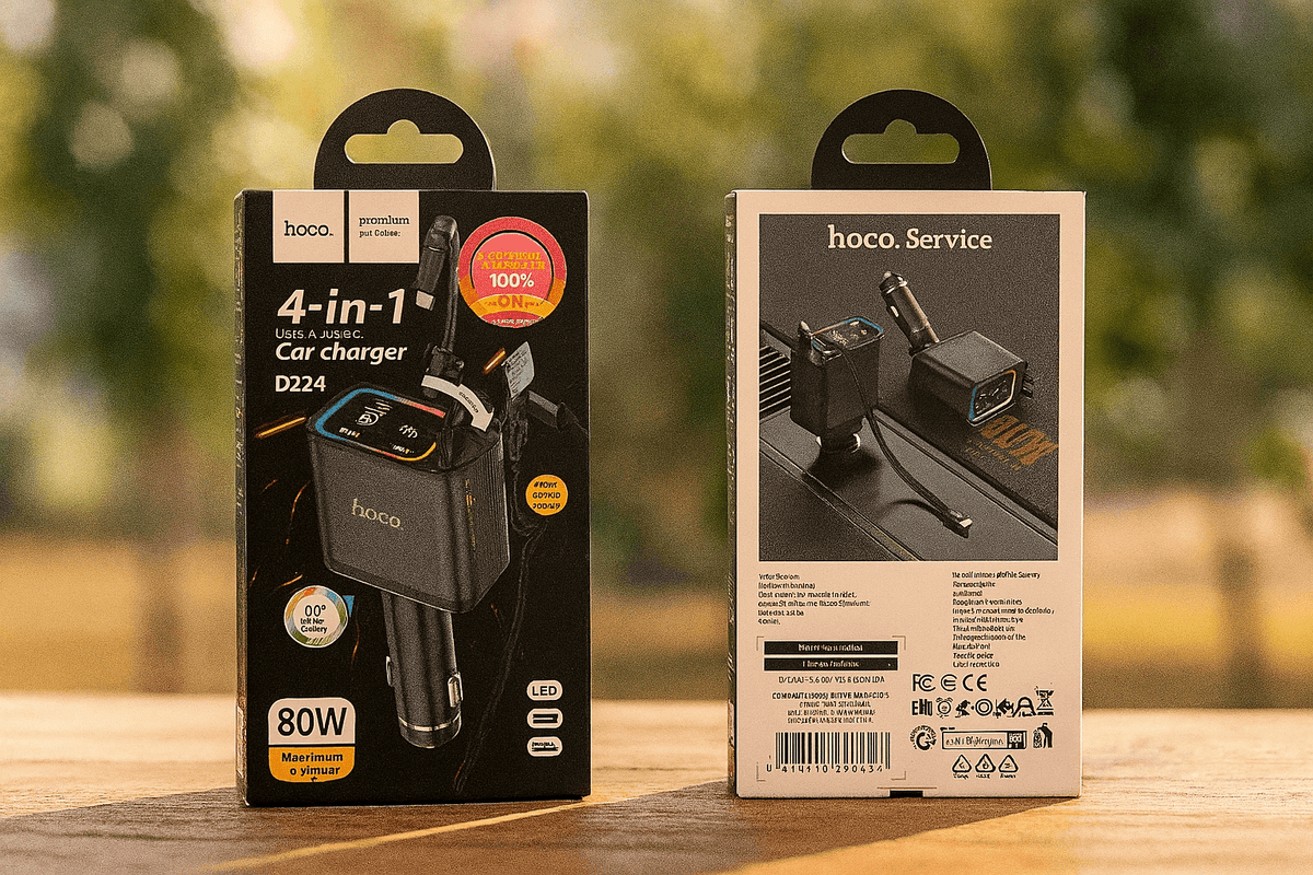 Hoco - 4-in-1 Car Charger
