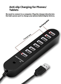 8 Port USB Hub