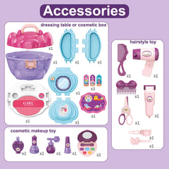 GELORDO - 4-in-1 Dressing Table Play Set