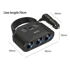 120W Car Charger Splitter