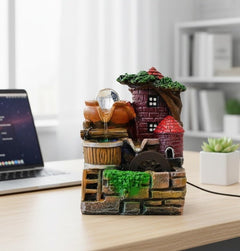 Mini Village Fountain Showpiece Ⓢ