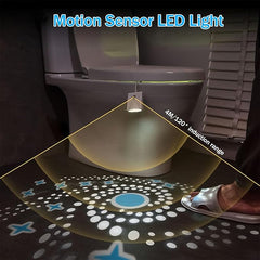 Motion Sensor LED Toilet Light