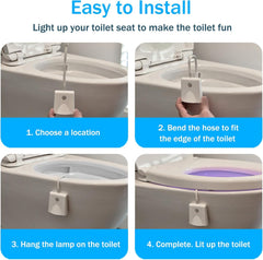 Motion Sensor LED Toilet Light