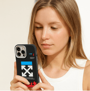 Off-White Flame Logo iPhone Case