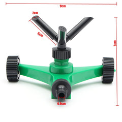 Plastic 360 Degree Automatic Rotating Three-pronged Waterer