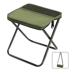 Portable Folding Camping Stool with Storage Pocket Ⓢ