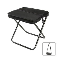 Portable Folding Camping Stool with Storage Pocket Ⓢ