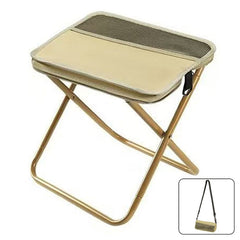 Portable Folding Camping Stool with Storage Pocket Ⓢ