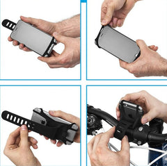 Silicone Bicycle Mobile Phone Bracket Motorcycle Shockproof Anti-Shake Car Bracket