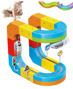 Versatile Magnetic Railcar Track Set